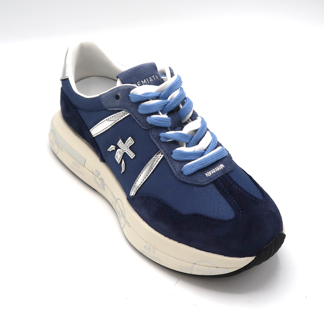 Premiata sneaker Cassie dblauw