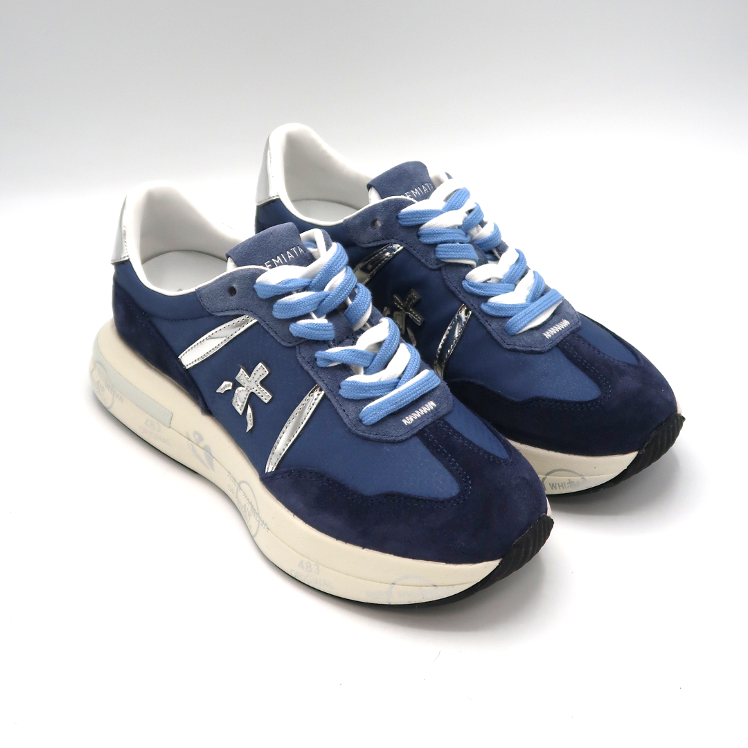 Premiata sneaker Cassie dblauw