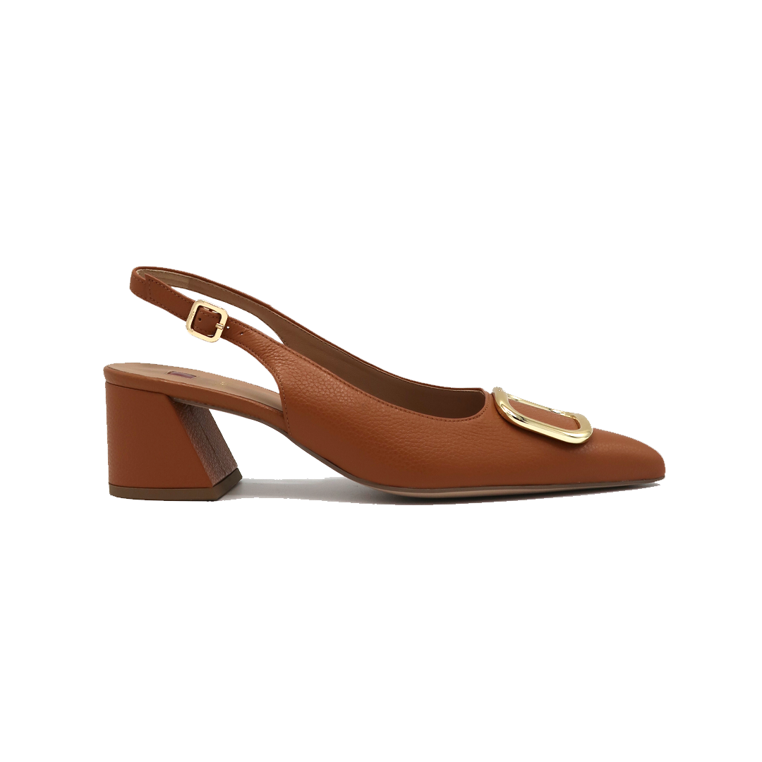 Hogl slingbackpump cognac