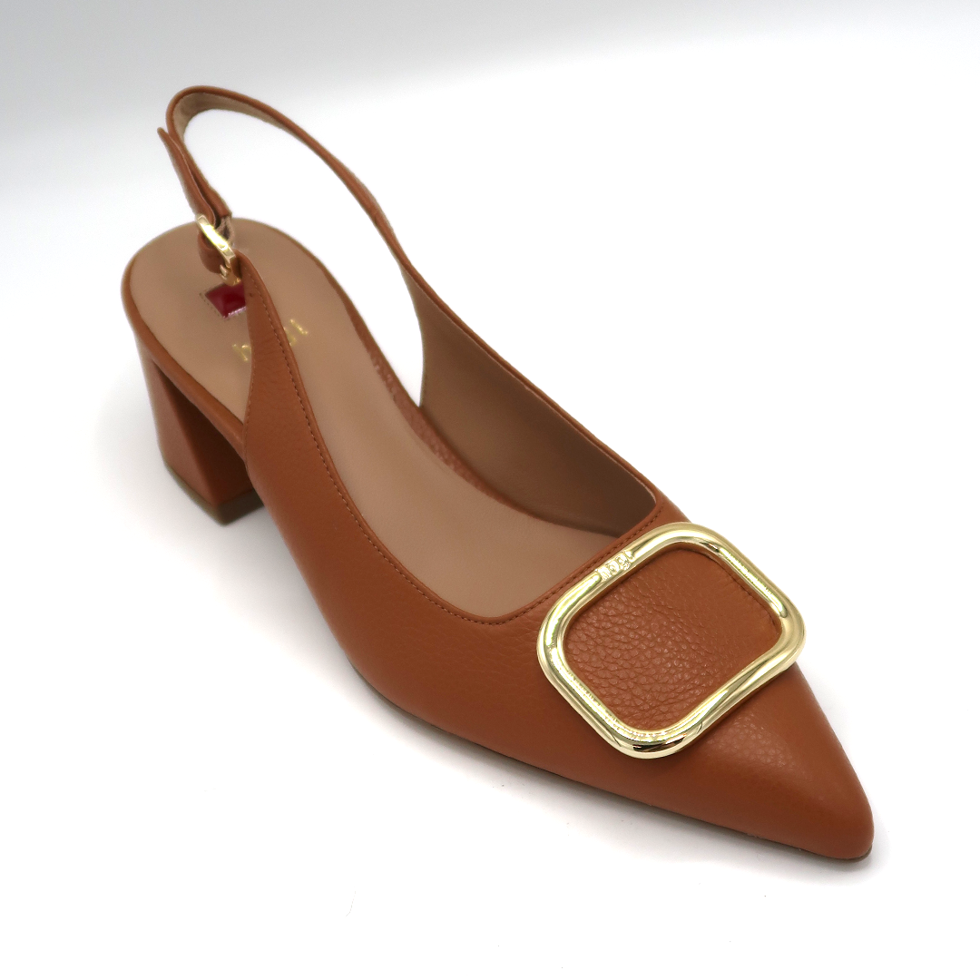 Hogl slingbackpump cognac