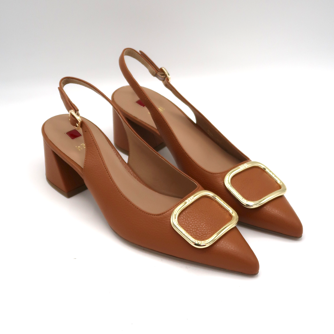 Hogl slingbackpump cognac