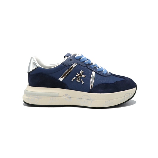 Premiata sneaker Cassie dblauw