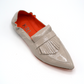 Kroll wedge loafer back grigio